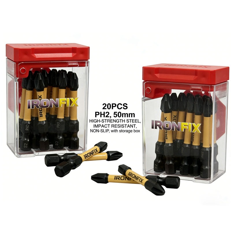 Drill Bit Set - Duurzame set van 20 PH2-schroefbitjes in