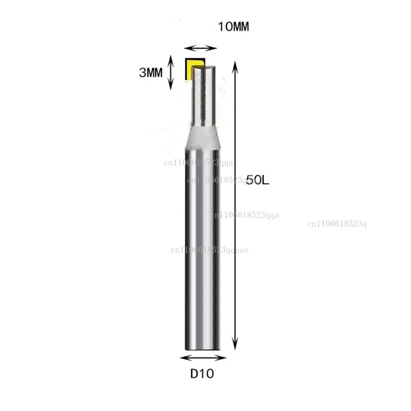 Carbide End Mill - MCD Diamond CNC freesfrees, lengte 3mm-6mm,
