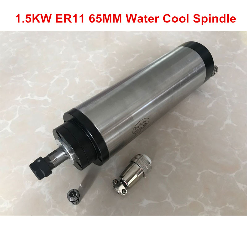 Water Cooled Spindle - 1.5KW 65mm 80MM ER11 ER16 Waterkoeling