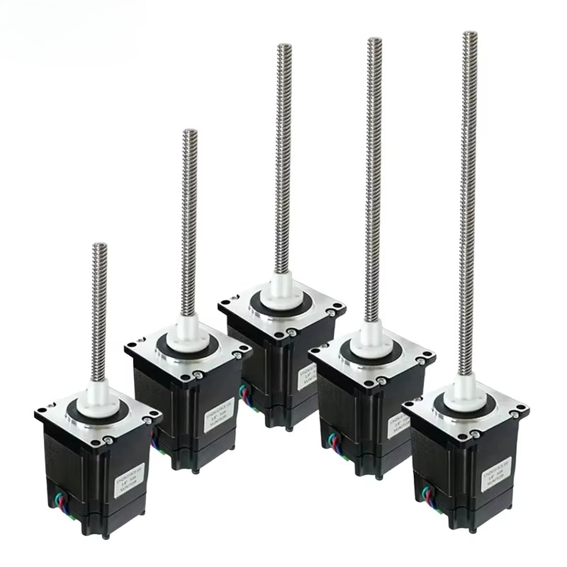 Nema23 Stepper - Geïntegreerde schroefstappenmotor Nema 23 schroeflineaire stappenmotor
