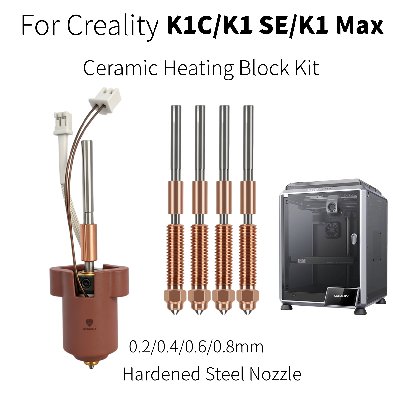 Aluminium Profile 2020 - Voor Creality K1C K1 MAX Hotend