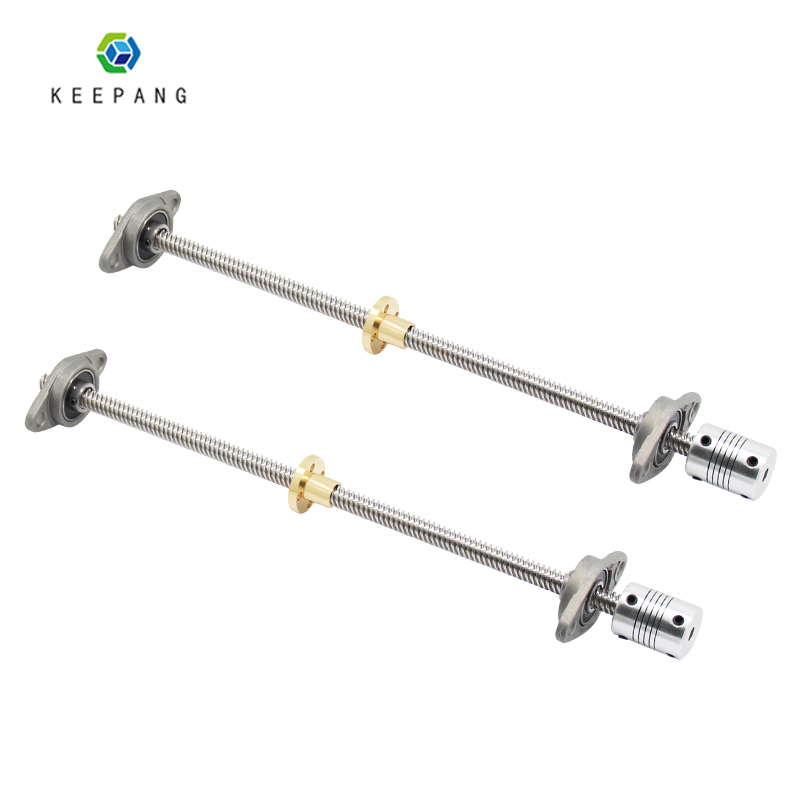 Lead Screw 8Mm - 1 Set 8Mm T8 Lood Schroef