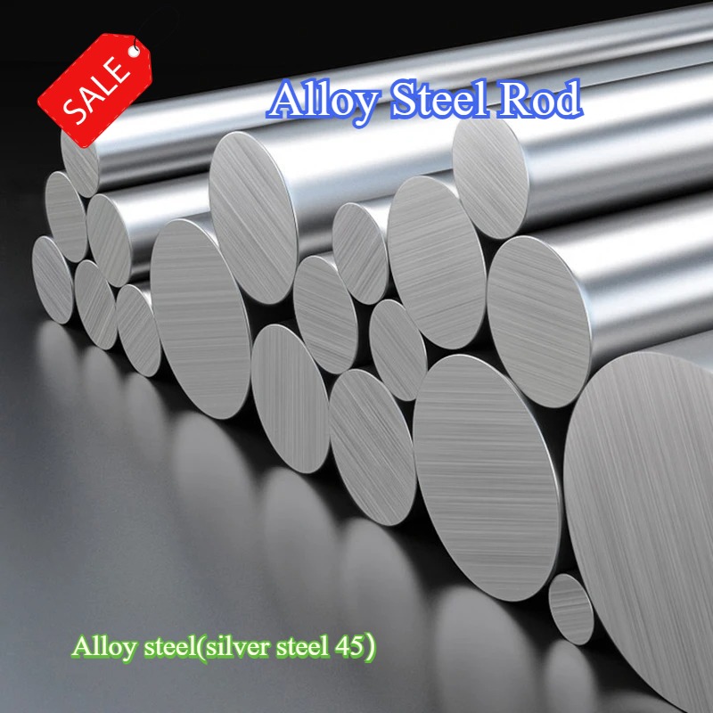 Linear Rod 8Mm - Legeringsstalen staaf, zilveren stalen staaf, lineaire