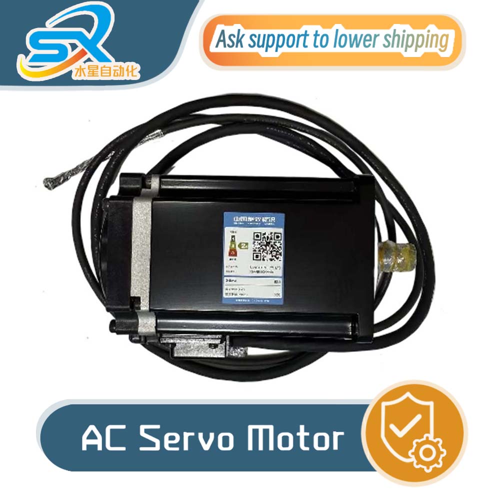 Servo Motor - Sanyo AC-servomotor, werkt in goede geleiding,