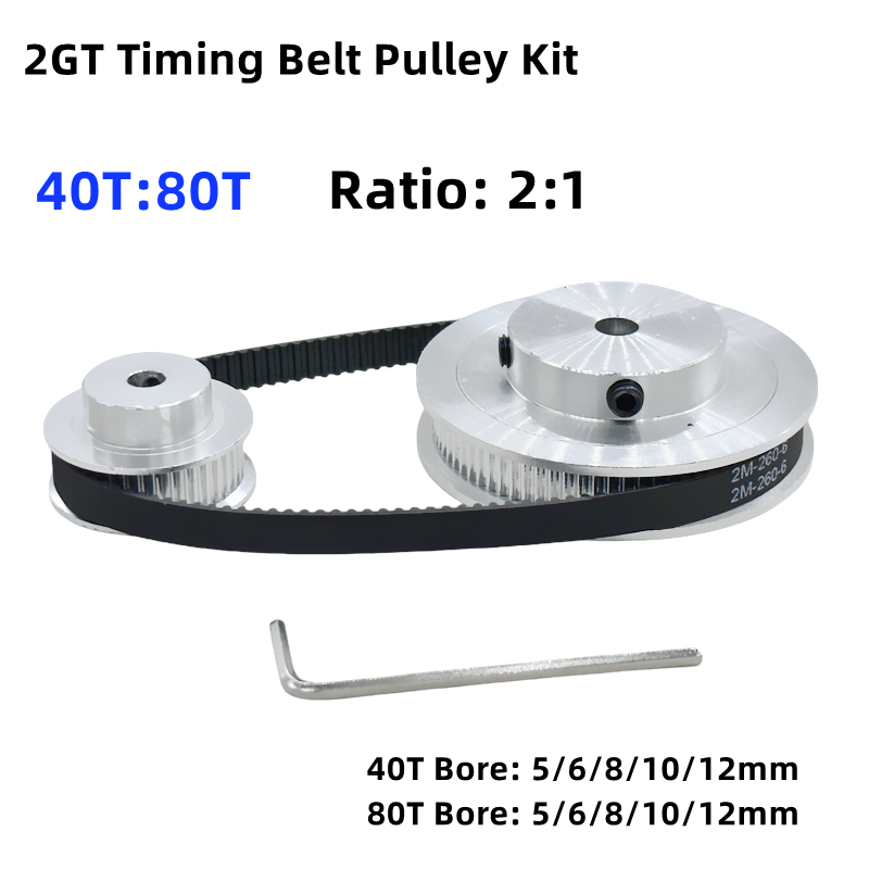 2GT 2M 80 Tanden 40T GT2 40 Ta - Gt2 Belt recensie en prijs