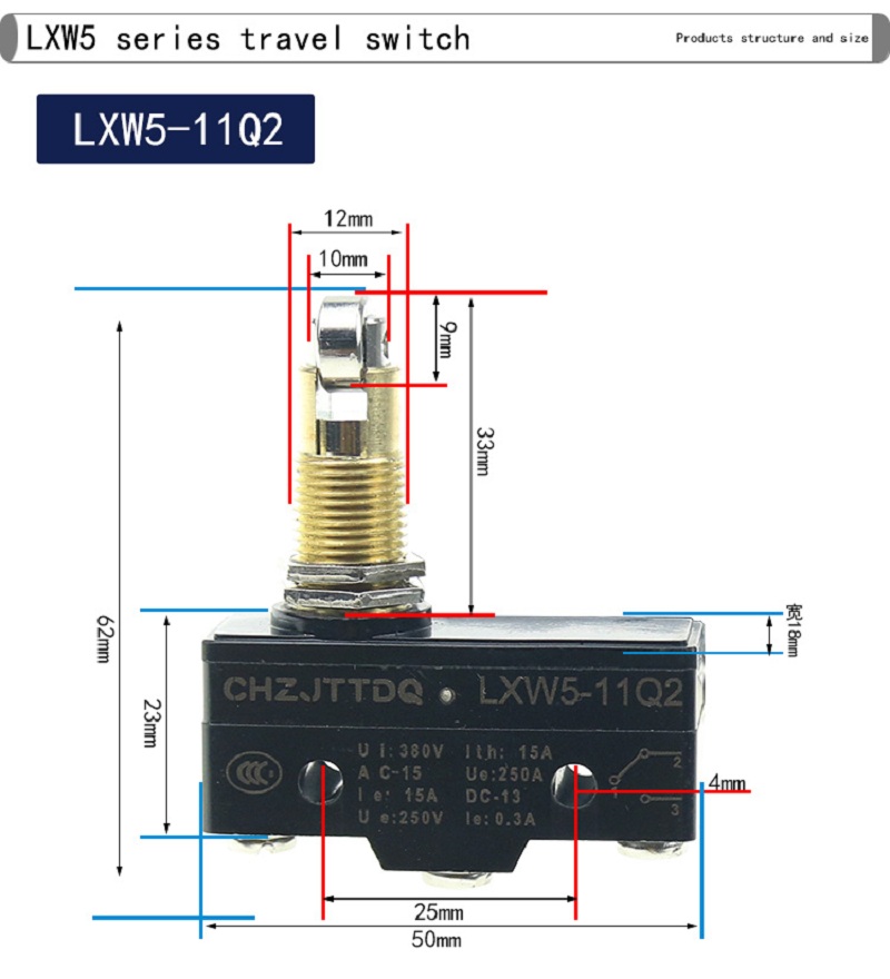 CHZJTTDQ Reisschakelaar Eindsc - Limit Switch recensie en prijs