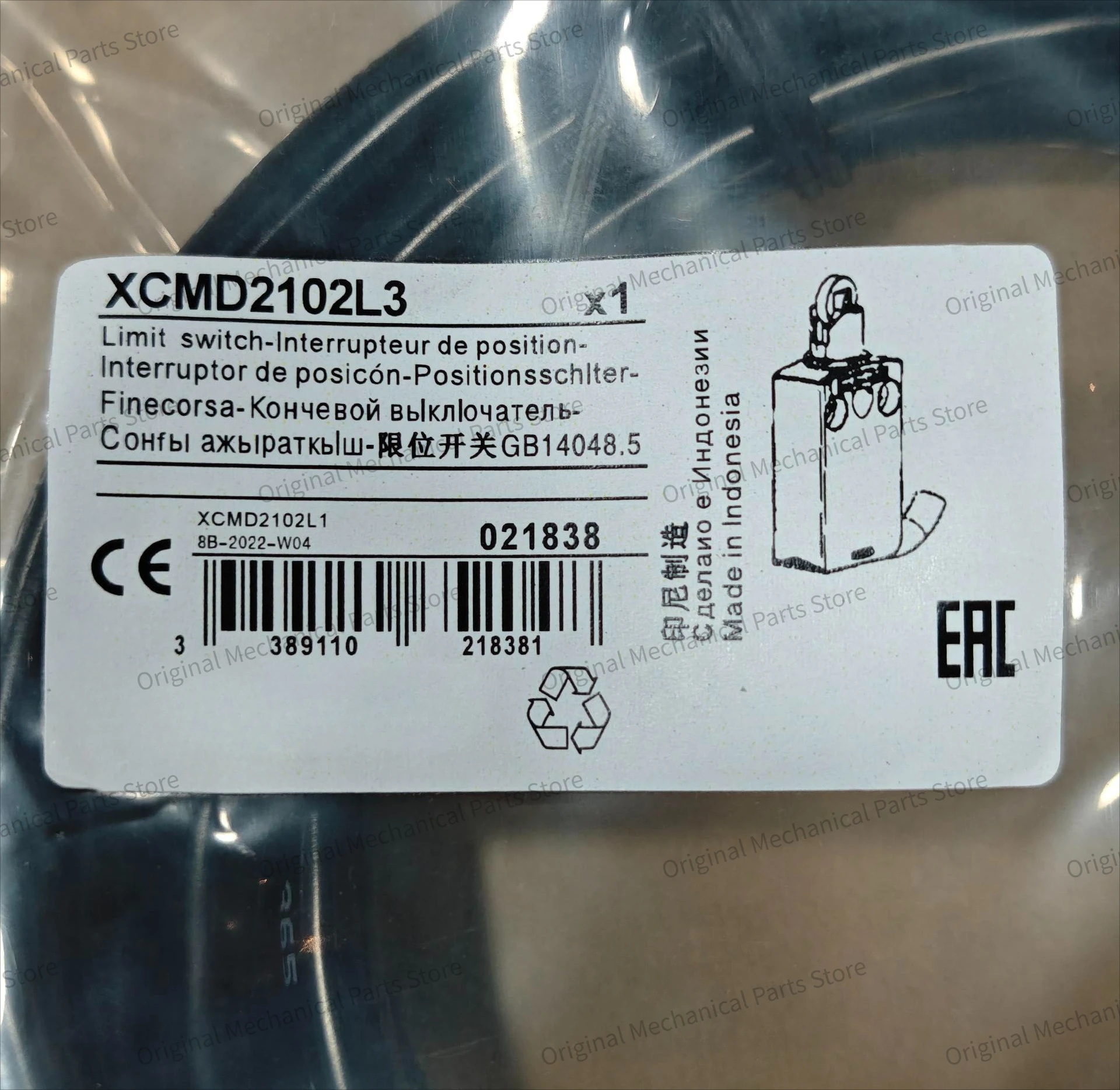 Gloednieuw 1 stuks XCMD2102L3  - Limit Switch recensie en prijs
