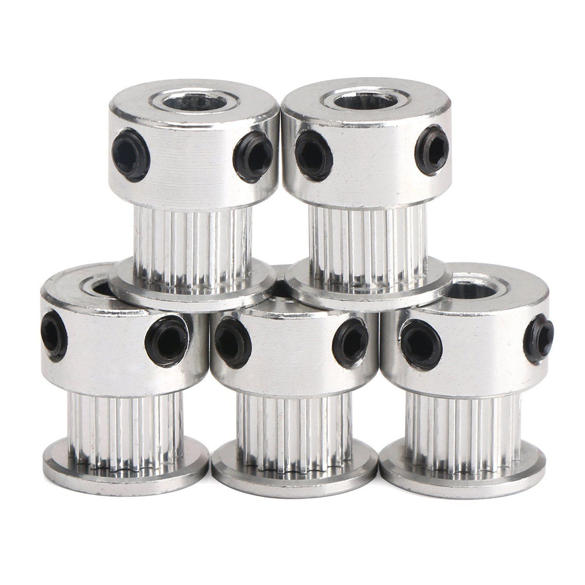 5 stuks aluminium GT2 pulleys  - Gt2 Belt recensie en prijs