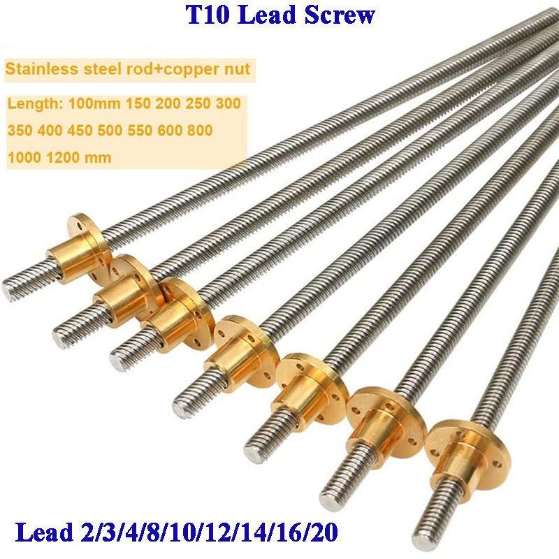 T10 spindel 304 roestvrij staa - Lead Screw 8Mm recensie en prijs