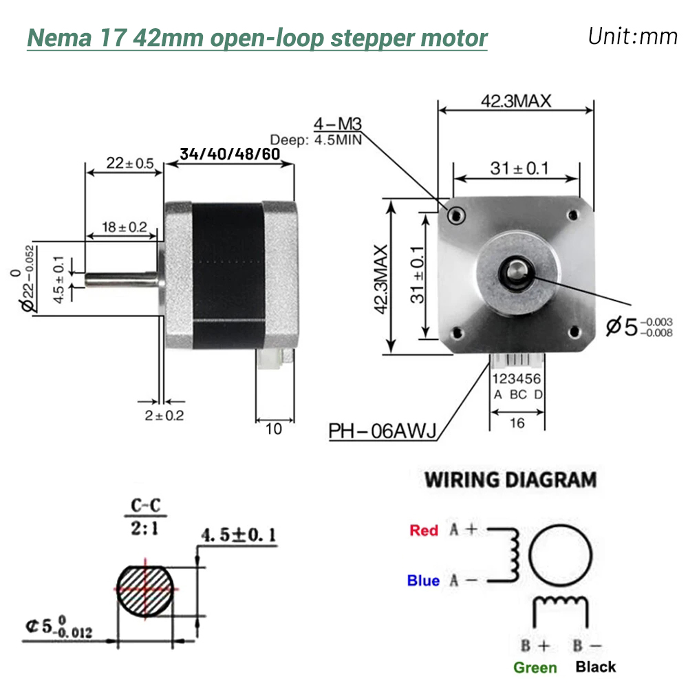 Nema17 Stappenmotor 42 Motor 4 - Nema 17 Stepper recensie en prijs