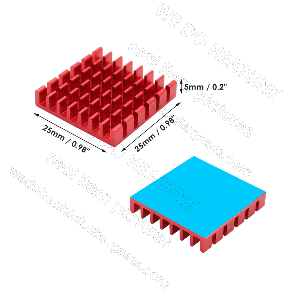We Doen Heatsink 25X25X5Mm Zon - Aluminium Extrusion recensie en prijs