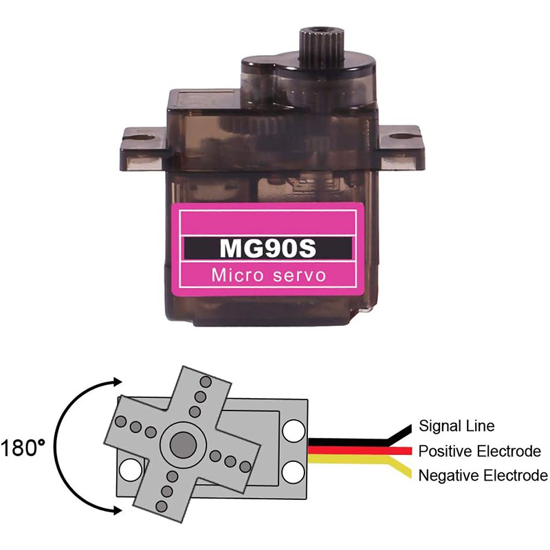 MG90S Servo 5/10/20/40 stuks V - Servo 9G recensie en prijs