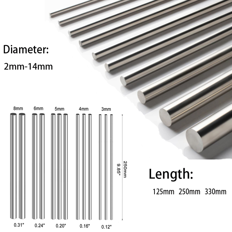 1/5Pc Roestvrij Staal Massieve - Linear Rod 8Mm recensie en prijs